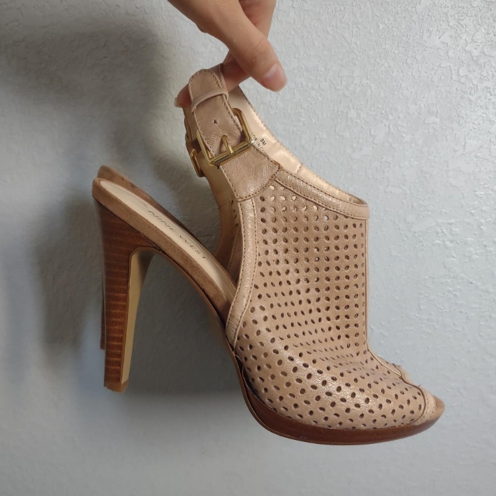 Open toe heels
